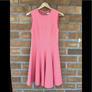 rebecca taylor Textured Fit & Flare Dress 6
